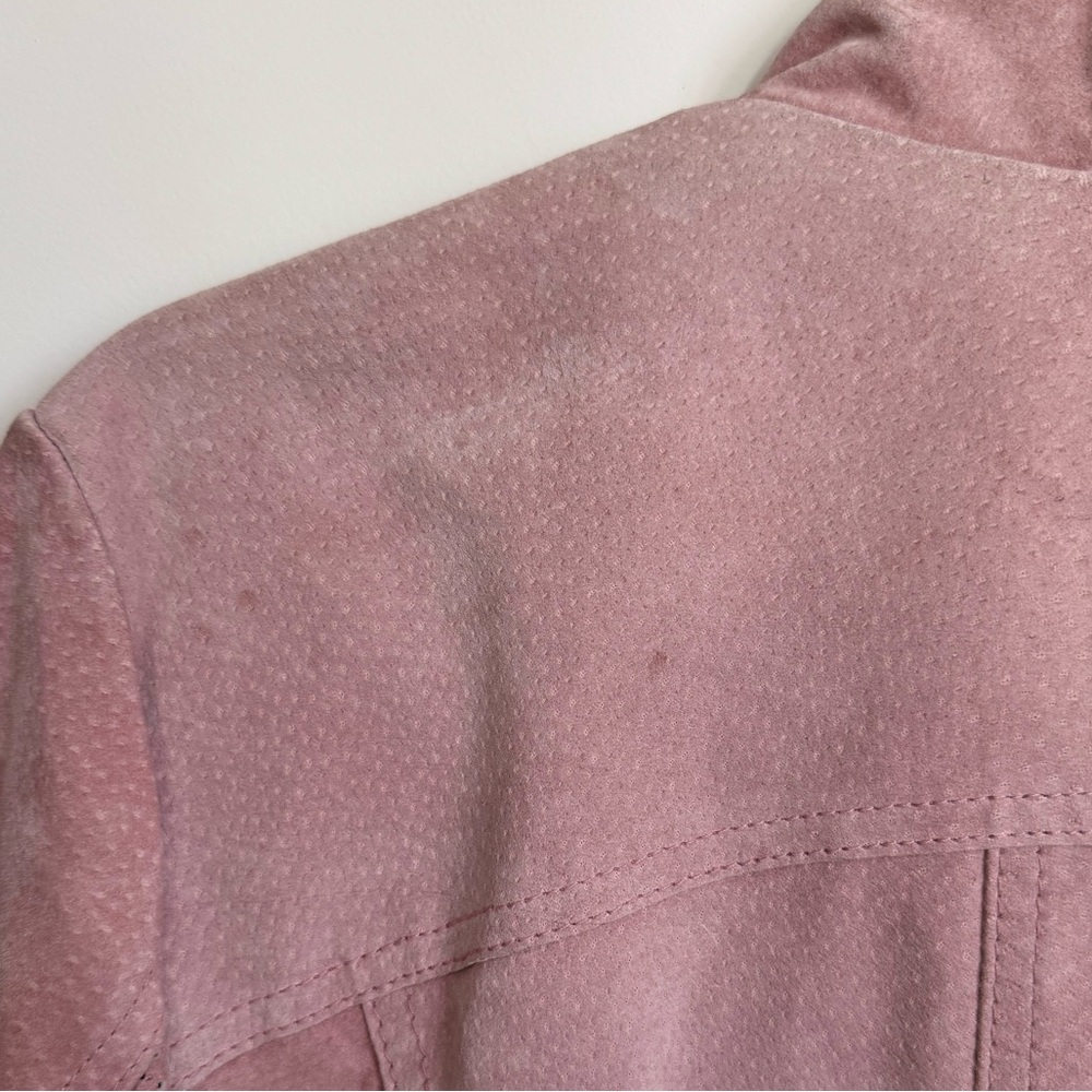 Vintage Wilsons Leather Women's Mauve Suede Jacket - Picture 7 of 8